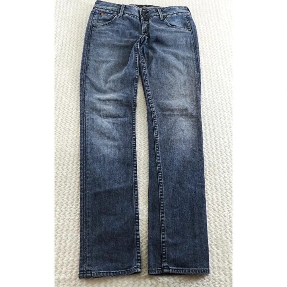 Hudson Jeans Men's Gray Distressed Blinder Skinny Jeans Pants Size 26